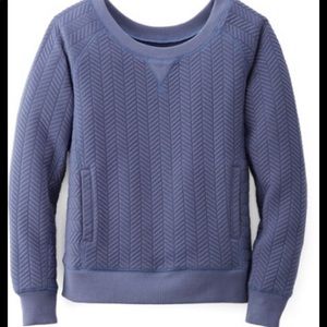 PrAna Silverspring Quilted Chevron Pullover